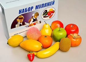 Набор муляжей фруктов - fgospostavki.ru - Томск
