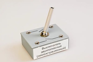 Выключатель двухполюсный (демонстрационный) - fgospostavki.ru - Томск