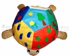Дидактический чехол к черепахе «Весёлый огород» Д=100 см - fgospostavki.ru - Томск