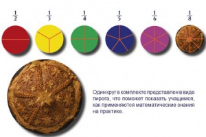 Учебно-игровой комплекс на магнитах "Доли круга" - fgospostavki.ru - Томск