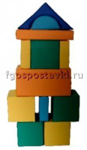 Мягкий модуль-конструктор "Городок" (12 элементов) - fgospostavki.ru - Томск