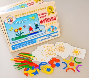 Игровой набор Фребеля "Узоры. Дымковская игрушка" (серия "Красота вокруг нас") - fgospostavki.ru - Томск