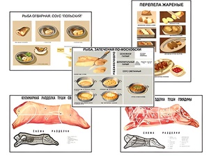 Плакаты ПРОФТЕХ "Кулинарные рецепты" (17 пл, винил, 70х100) - fgospostavki.ru - Томск
