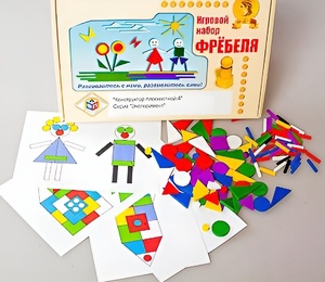 Игровой набор Фребеля "Конструктор плоскостной-4" (Серия "Эксперимент") - fgospostavki.ru - Томск