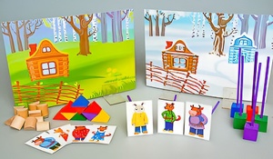 Игровой набор Фребеля "Заюшкина избушка" (серия "Сказочный мир". Выпуск 1) - fgospostavki.ru - Томск