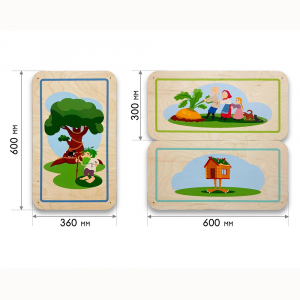 Набор стеновых панелей «Мир сказки - У Лукоморья» - fgospostavki.ru - Томск