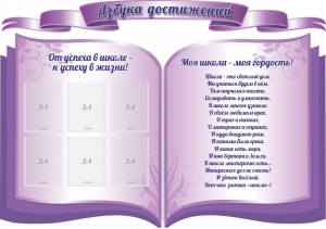 Стенд "Азбука достижений" (резной стенд из 3-х частей) - fgospostavki.ru - Томск