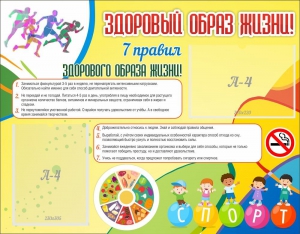 Стенд "Здоровый образ жизни" - fgospostavki.ru - Томск