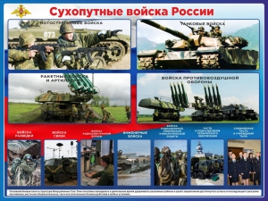 Стенд "Сухопутные войска России" - fgospostavki.ru - Томск