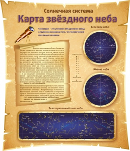 Стенд "Карта звездного неба" - fgospostavki.ru - Томск