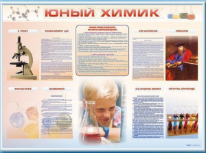 Стенд-уголок "Юный химик" - fgospostavki.ru - Томск