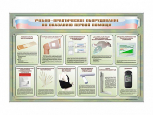 Стенды "Учебно-практическое оборудование по оказанию первой помощи" - fgospostavki.ru - Томск