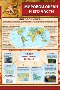 Стенд "Мировой океан и его части" - fgospostavki.ru - Томск