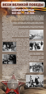 Стенд "Блокада Ленинграда" - fgospostavki.ru - Томск