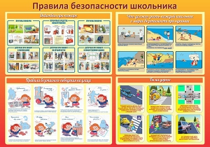 Стенд "Правила безопасности школьника" - fgospostavki.ru - Томск