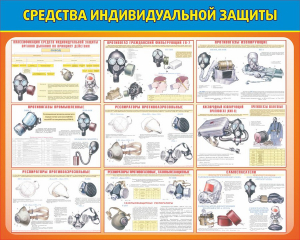 Стенд "Средства индивидуальной защиты" Вариант 2 - fgospostavki.ru - Томск