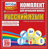 Динамические раздаточные пособия. Русский язык (веера). Читаем по слогам (слоги из двух букв). Конструируем слова (слоги из двух и трех букв). - fgospostavki.ru - Томск