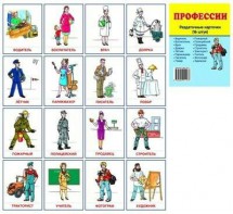 Раздаточные карточки "Профессии" - fgospostavki.ru - Томск