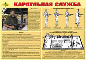 Плакат "Караульная служба" - fgospostavki.ru - Томск