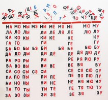 Набор магнитных карточек "Слоговый домик" - fgospostavki.ru - Томск