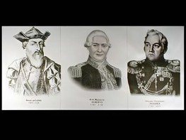 Портреты путешественников (25 штук, формат А3) - fgospostavki.ru - Томск
