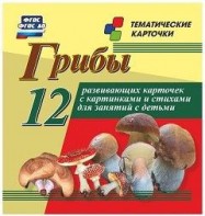Тематические карточки "Грибы" - fgospostavki.ru - Томск