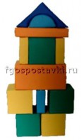 Мягкий модуль-конструктор "Городок" (12 элементов) - fgospostavki.ru - Томск