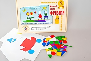Игровой набор Фребеля "Конструктор плоскостной-1" (Серия "Эксперимент") - fgospostavki.ru - Томск