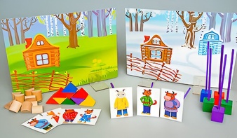 Игровой набор Фребеля "Заюшкина избушка" (серия "Сказочный мир". Выпуск 1) - fgospostavki.ru - Томск
