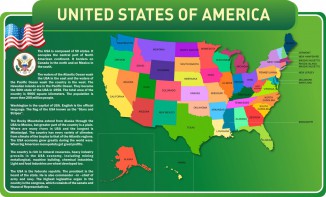 Стенд "United States Of America" - fgospostavki.ru - Томск