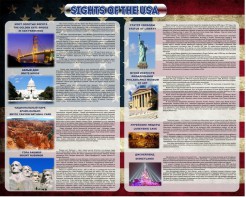 Стенд "Достопримечательности США" Вариант 2 - fgospostavki.ru - Томск