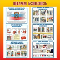 Стенд "Пожарная безопасность" Вариант 4 - fgospostavki.ru - Томск