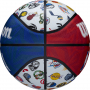 Мяч баскетбольный Wilson NBA All Team (размер 7, резина, тренировочный) - fgospostavki.ru - Томск